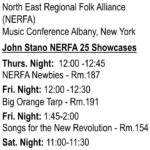 Nerfa-schedule