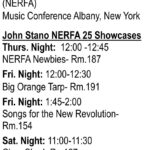stano scheduleNerfa
